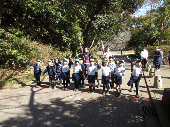 園の様子 マラソン大会